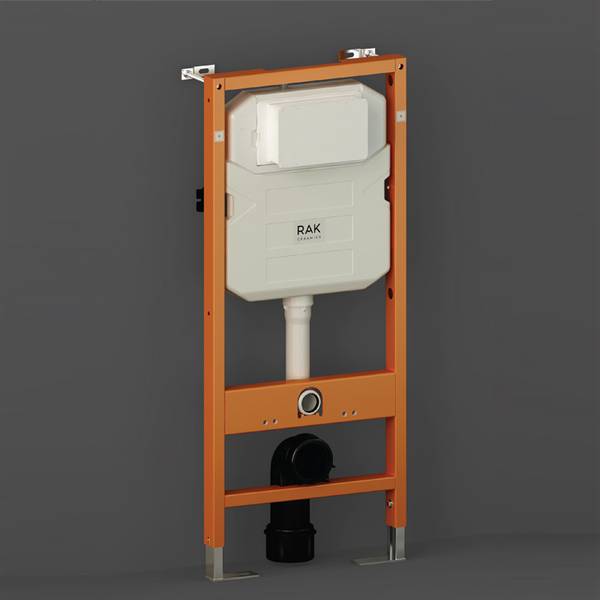 RAK Ceramics Ecofix 114cm Front Flush Regular Concealed Cistern and Frame for Wall Hung Pan