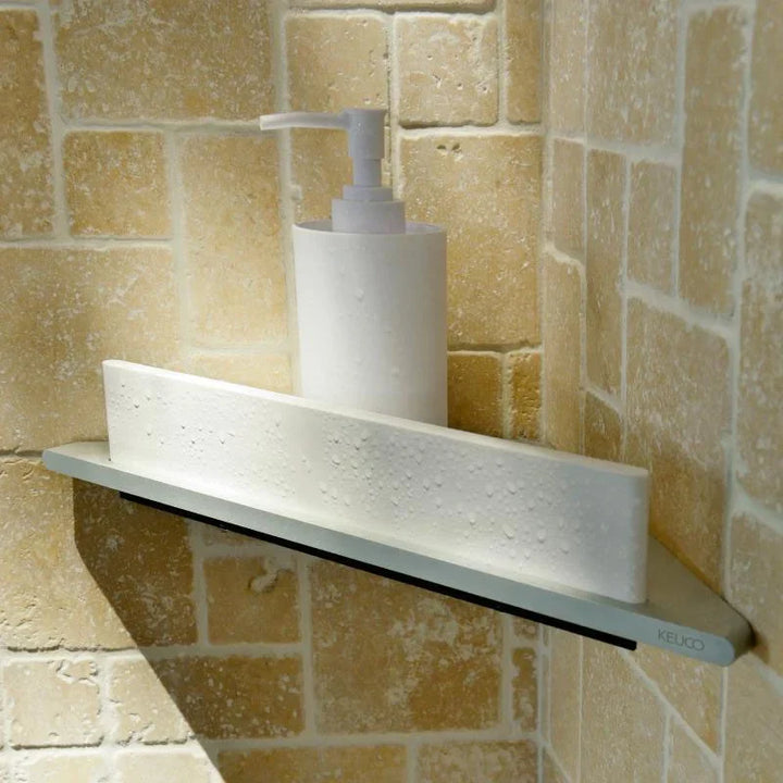 Keuco Edition 400 Corner Shower Shelf With Wiper