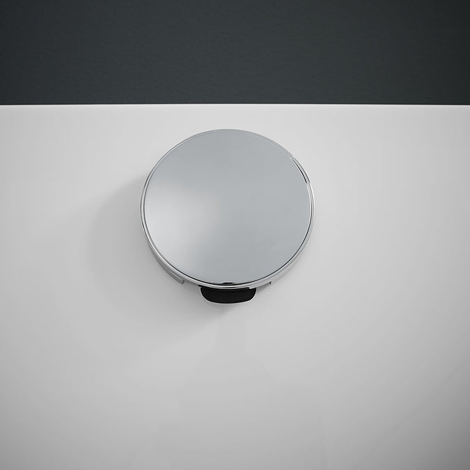 Geberit Overflow Bath Filler With Turn Control Pop Up Waste In Chrome - Standard