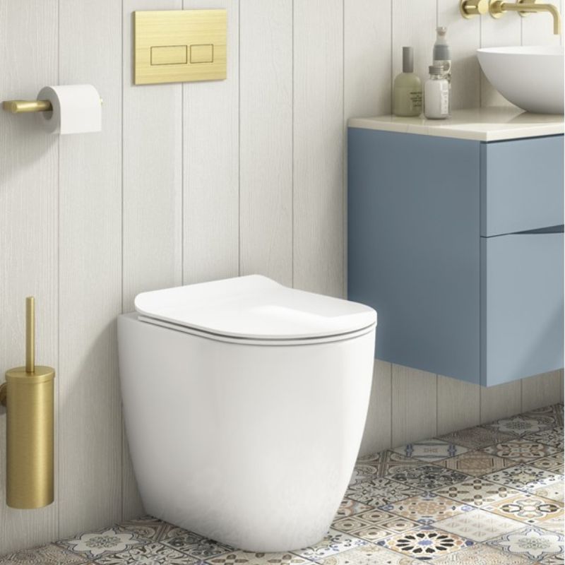 Crosswater Glide II Back to Wall Rimless Toilet & Soft Close Seat