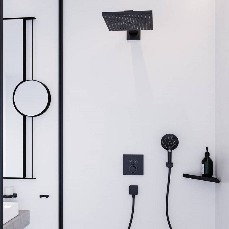 Hansgrohe AddStoris Corner Shower Basket In Matt Black