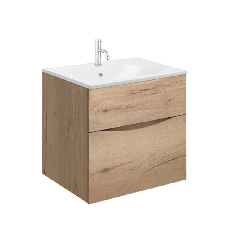 Crosswater Glide II 500mm Vanity Unit With Cast Mineral Marble Basin