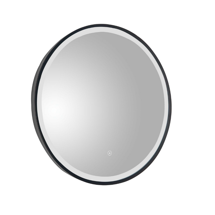 JTP Vos LED Bathroom Mirror In Matt Black