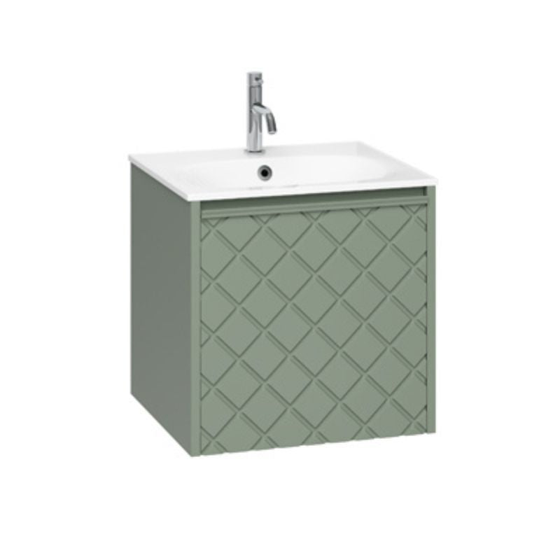 Crosswater Vergo 500mm Vanity Unit & Cast Mineral Marble Basin