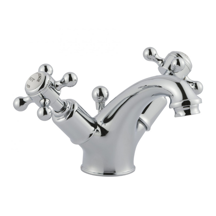 JTP Grosvenor Cross Basin Mixer with Pop Up Waste