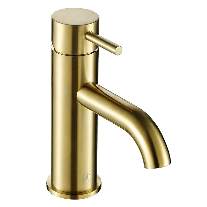 JTP Vos Single Lever Basin Mixer In Brushed Brass