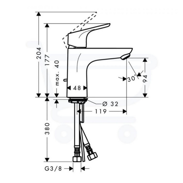 Hansgrohe Focus 100 Basin Mixer Tap