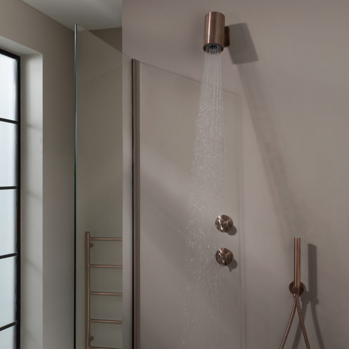 JTP Vos Lumen Shower Head In Brushed Bronze