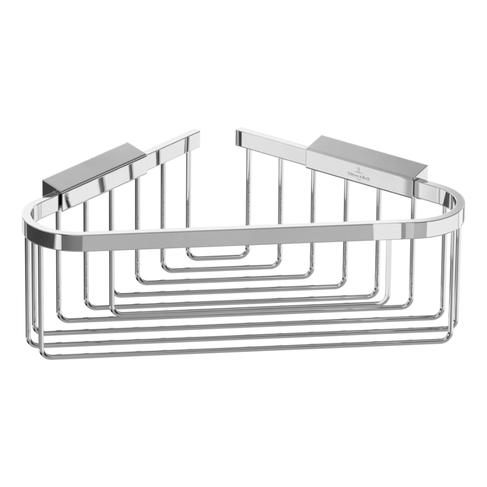 Villeroy & Boch Elements Tender Corner Soap Basket In Chrome