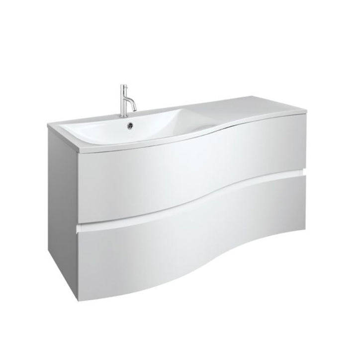 Crosswater Svelte 1000mm Vanity Unit & Cast Mineral Marble Basin