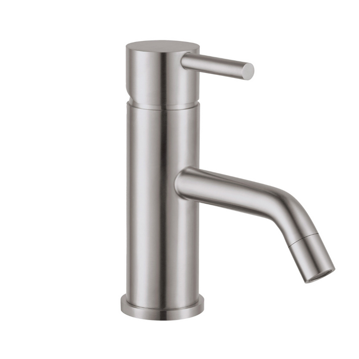 JTP Inox Single Lever Basin Mixer In Stainless Steel