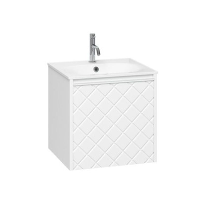 Crosswater Vergo 500mm Vanity Unit & Cast Mineral Marble Basin