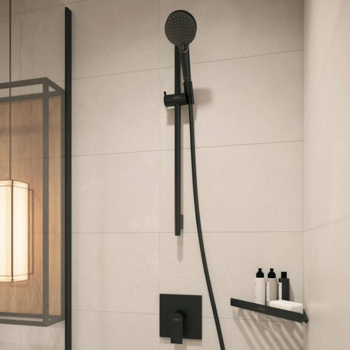 Hansgrohe AddStoris Corner Shower Basket In Matt Black