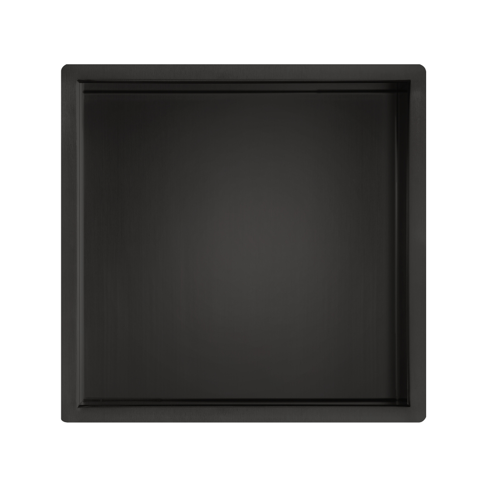 JTP Vos Shower Niche In Matt Black