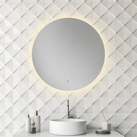 HIB Theme 80 Illuminated Round LED Mirror