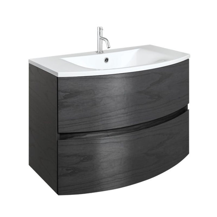 Crosswater Svelte 800mm Vanity Unit & Cast Mineral Marble Basin