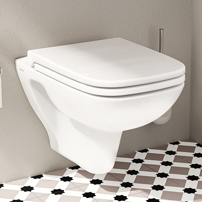 VitrA S20 Wall Hung Short Projection Toilet & Soft Close Seat