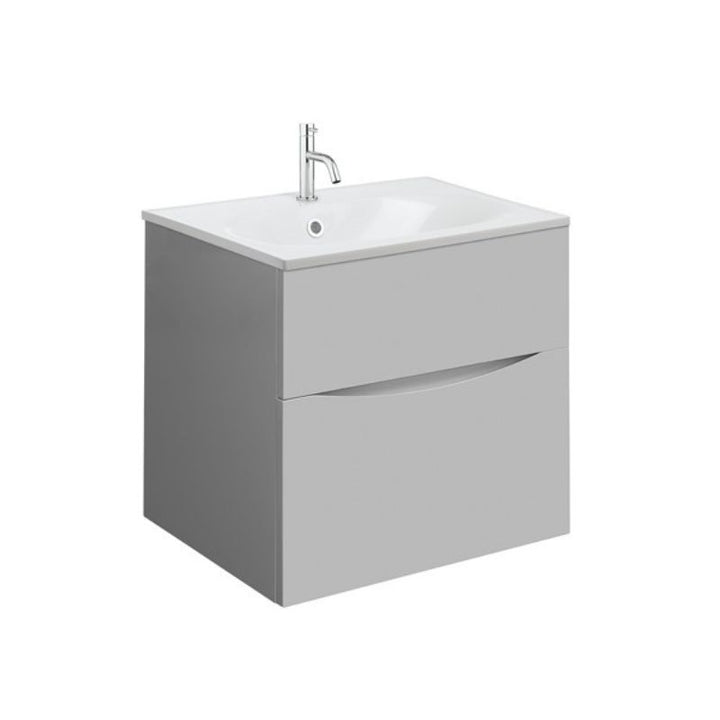 Crosswater Glide II 500mm Vanity Unit With Cast Mineral Marble Basin