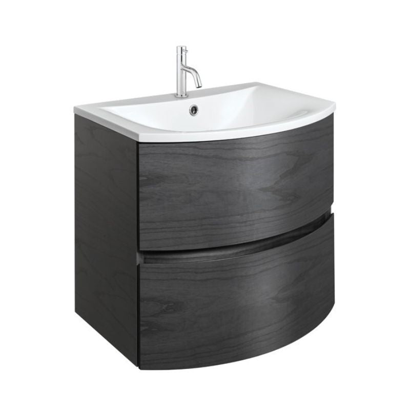 Crosswater Svelte 600mm Vanity Unit & Cast Mineral Marble Basin