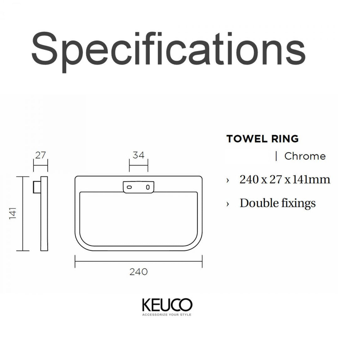 Keuco Moll Towel Ring