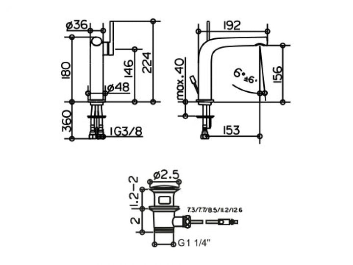 Keuco Edition 400 Basin Mixer