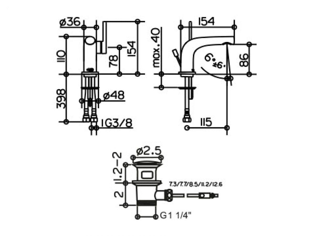 Keuco Edition 400 Basin Mixer