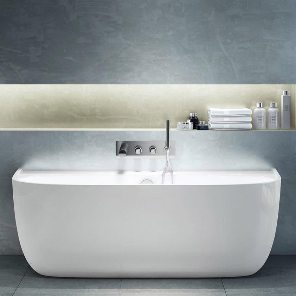 Victoria + Albert Eldon Back To Wall Freestanding Bath