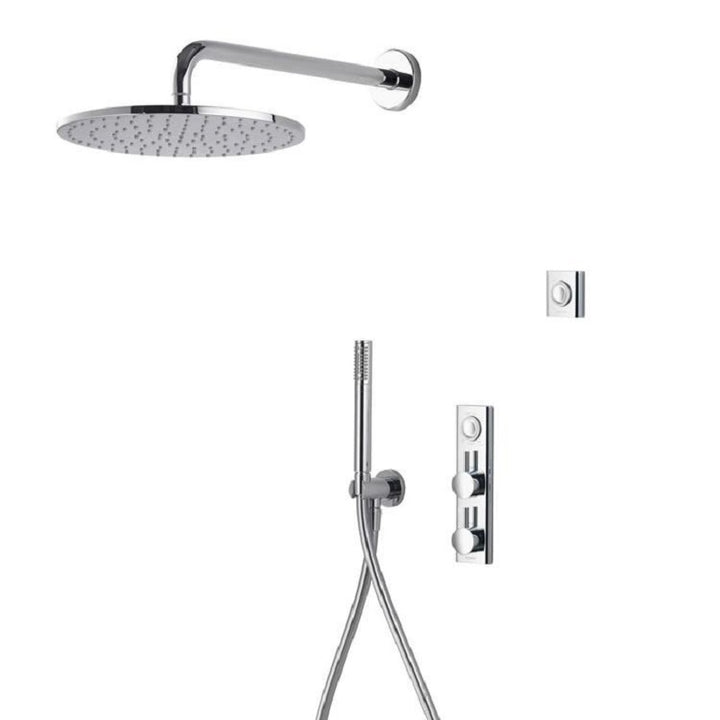 Aqualisa HiQu Dual Outlet Smart Digital Shower with 250mm Round Head & Handset