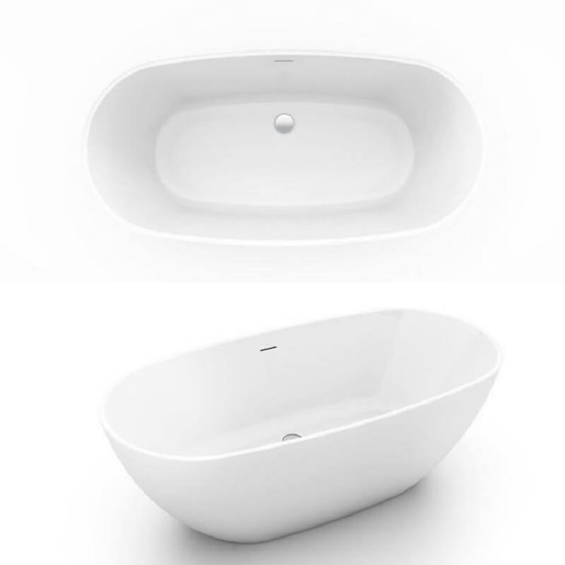 Waters I-Line Brook2 Freestanding Bath