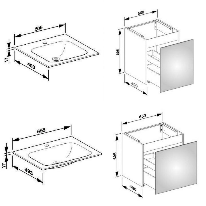 Keuco Plan Deep Vanity Unit And Washbasin