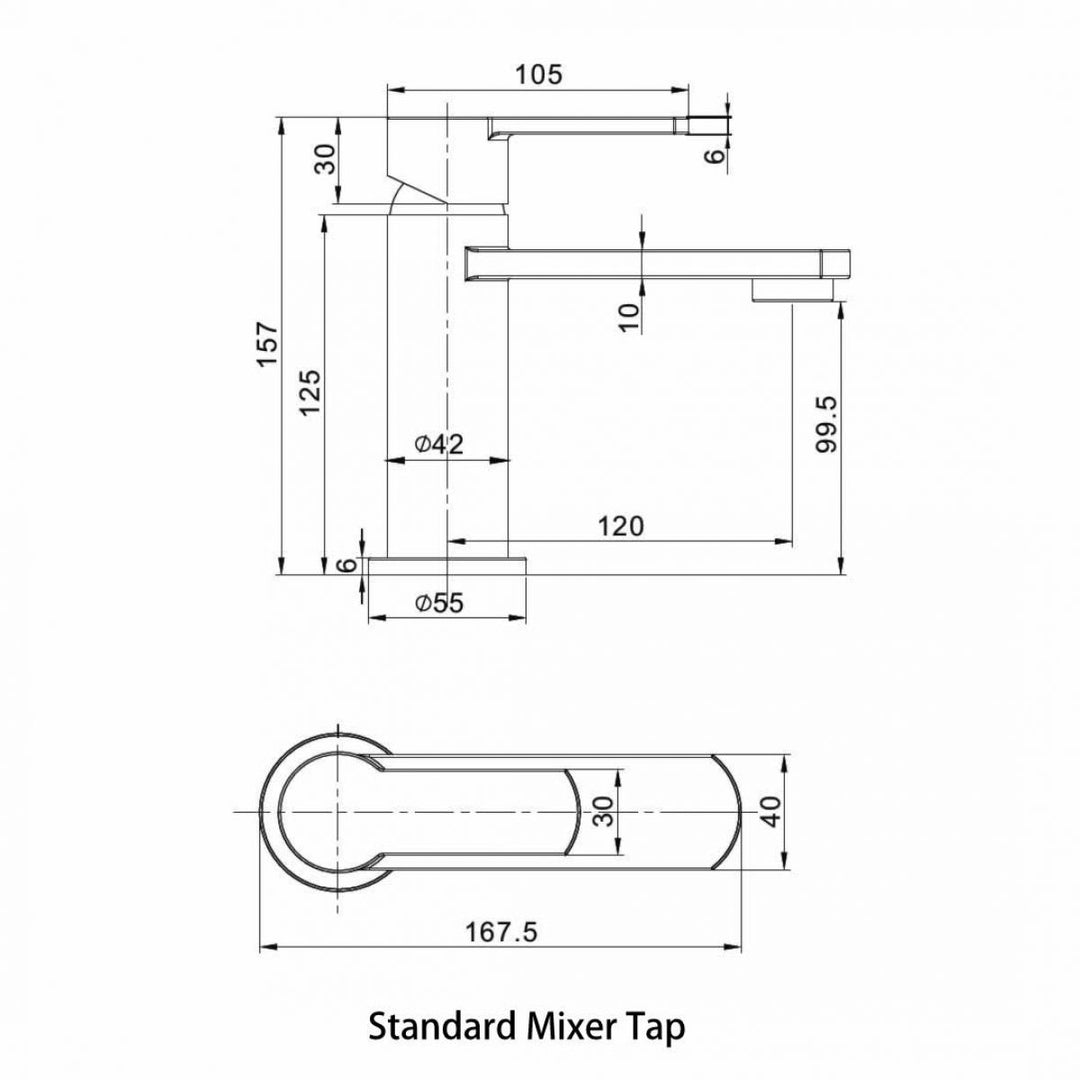 Crosswater Wisp Basin Mixer