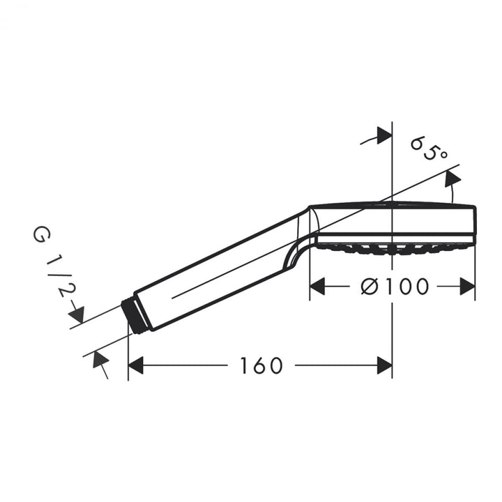 Hansgrohe Crometta 100 1 Jet Hand Shower