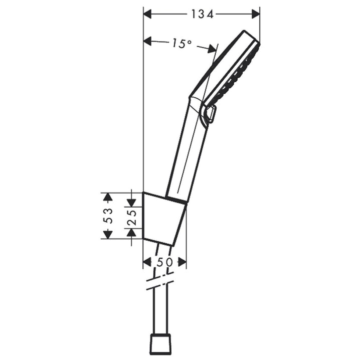 Hansgrohe Crometta 100 Vario Porter Set 1.60m