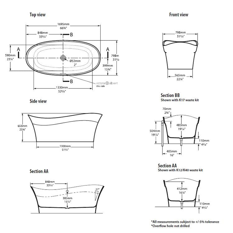 Victoria + Albert Pescadero Freestanding Bath