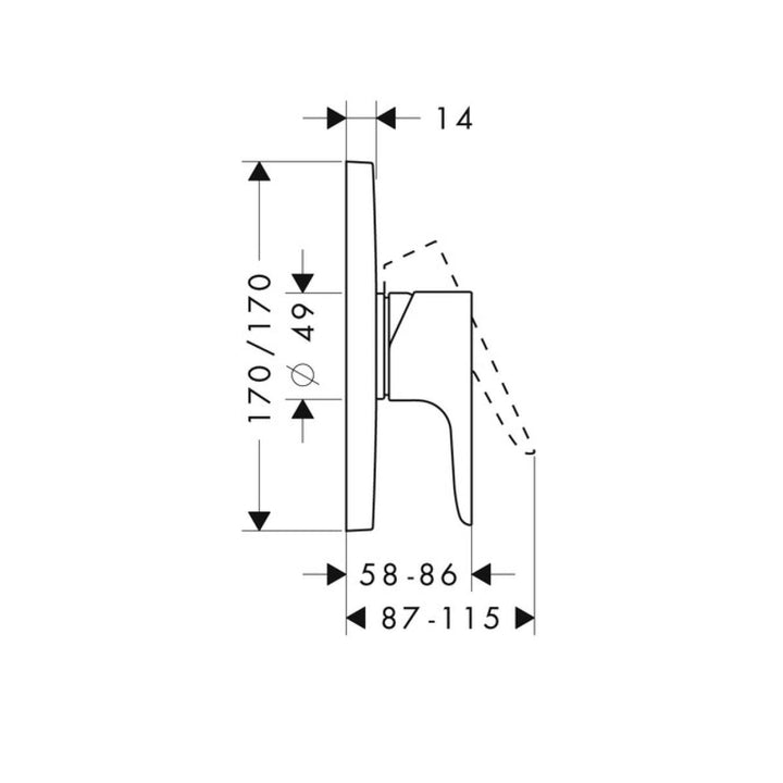 AXOR Citterio M Shower Mixer