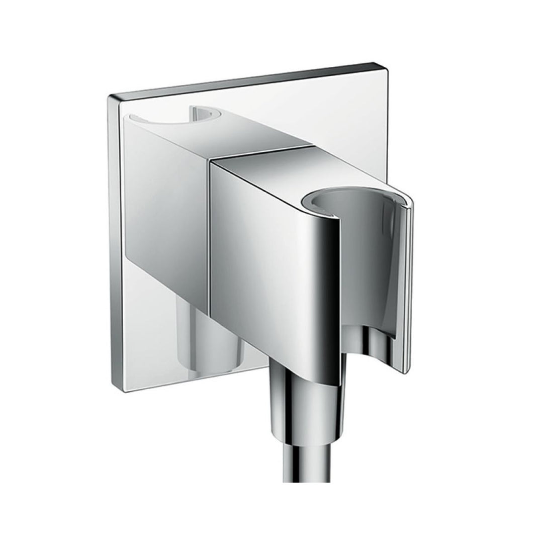 Hansgrohe Square Select Valve With Raindance 300 Overhead & Baton Hand Shower