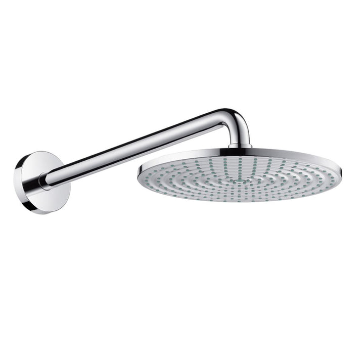 Hansgrohe Design Round Select Valve With Raindance 240 Overhead Shower & Select S Slide Rail Kit