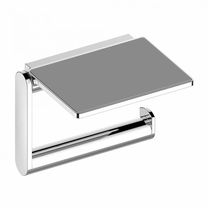 Keuco Plan Toilet Paper Holder With Shelf