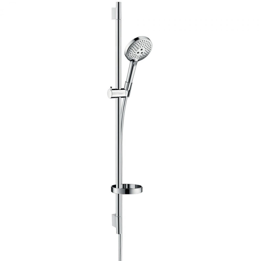 Hansgrohe ShowerSelect S Concealed Valve with Raindance Select Rail Kit and Exafill Bath Filler