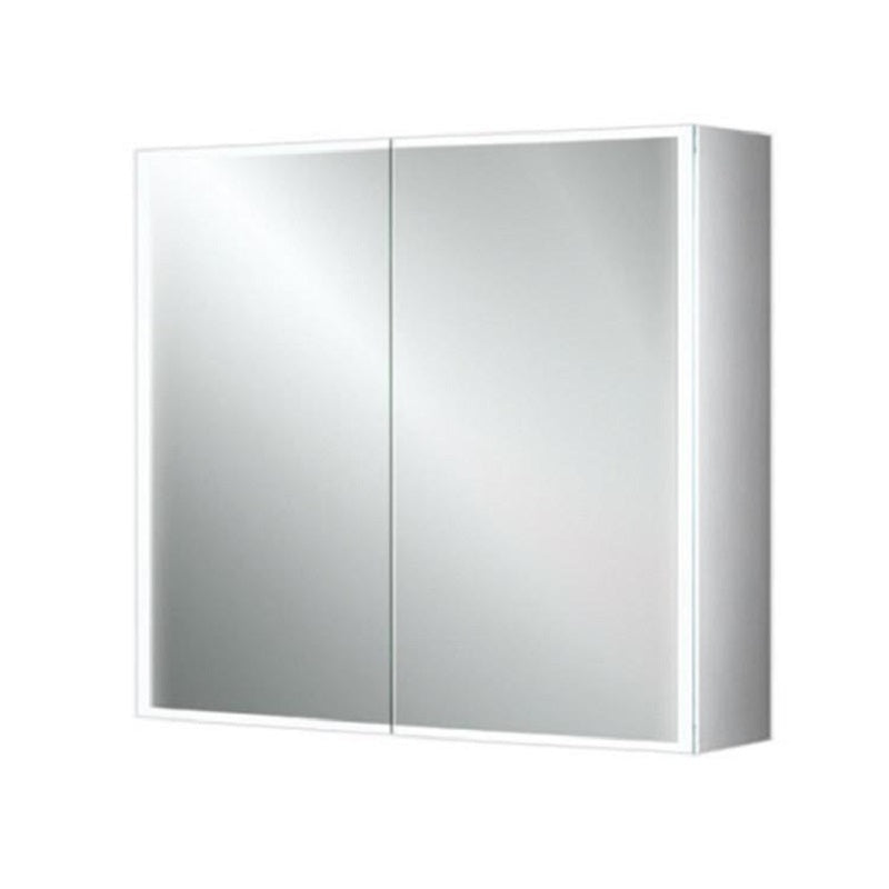 HIB Qubic 80 LED Aluminium Bathroom Cabinet – Bathrooms Direct Yorkshire