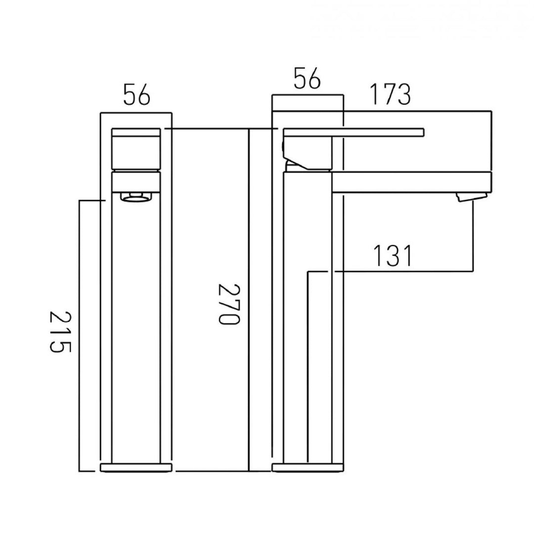 Vado Notion Extended Mono Basin Mixer