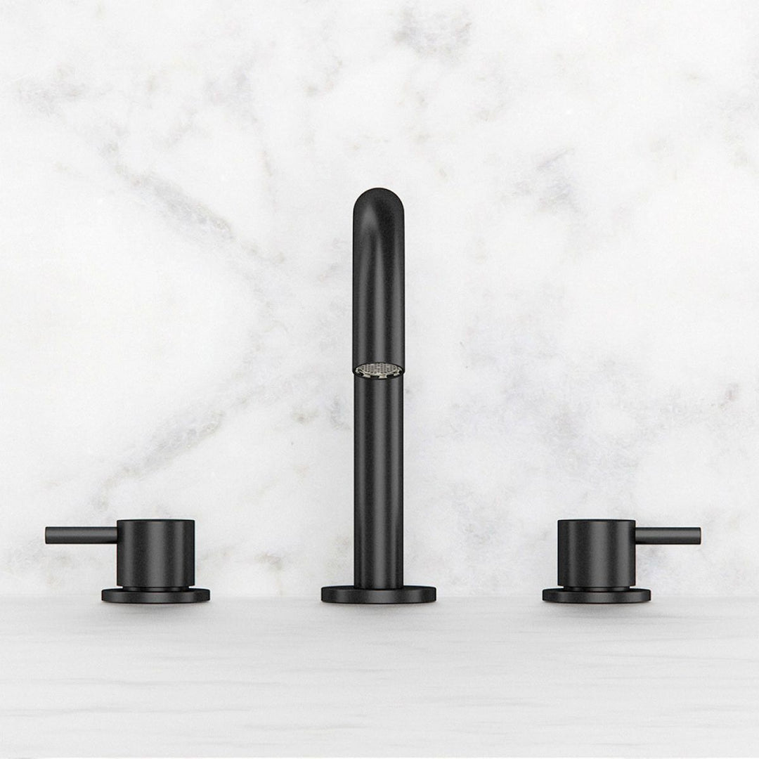 Crosswater MPRO Matt Black 3 Hole Basin Tap