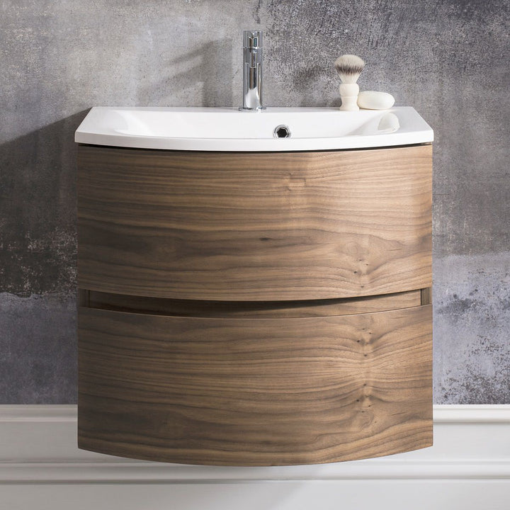 Crosswater Svelte 600mm Vanity Unit & Cast Mineral Marble Basin