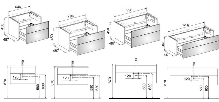 Keuco Royal Reflex Vanity Unit & Washbasin