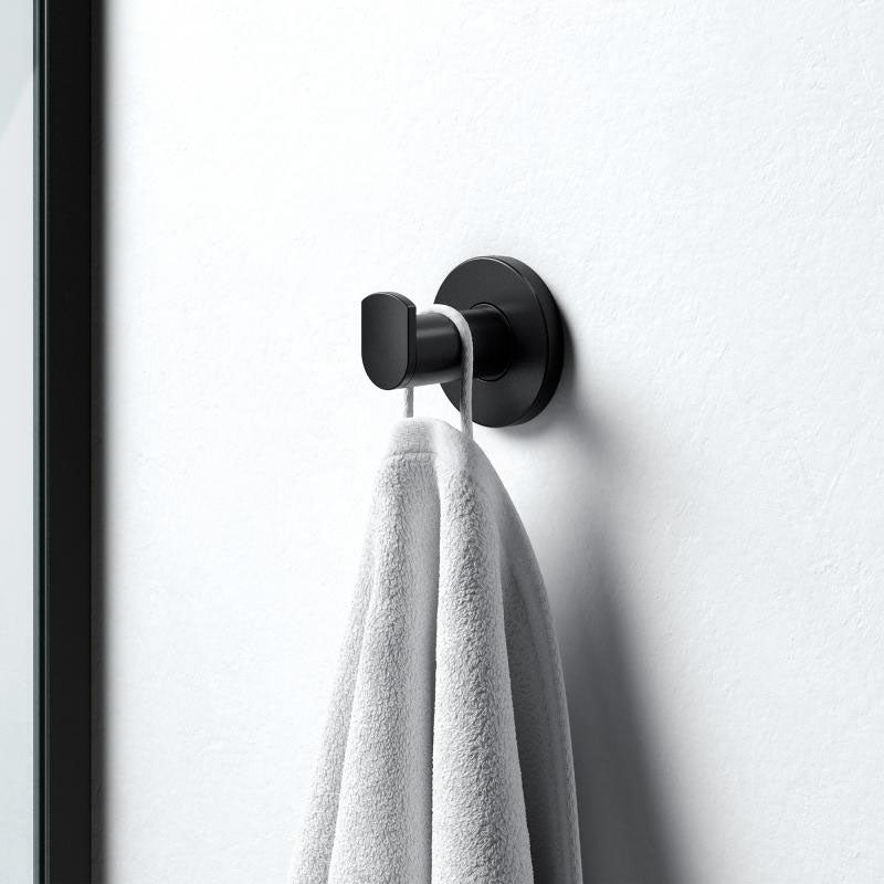 Keuco Plan Towel Hook In Matt Black