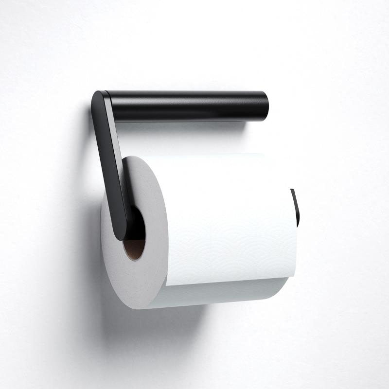 Keuco Plan Toilet Roll Holder In Matt Black