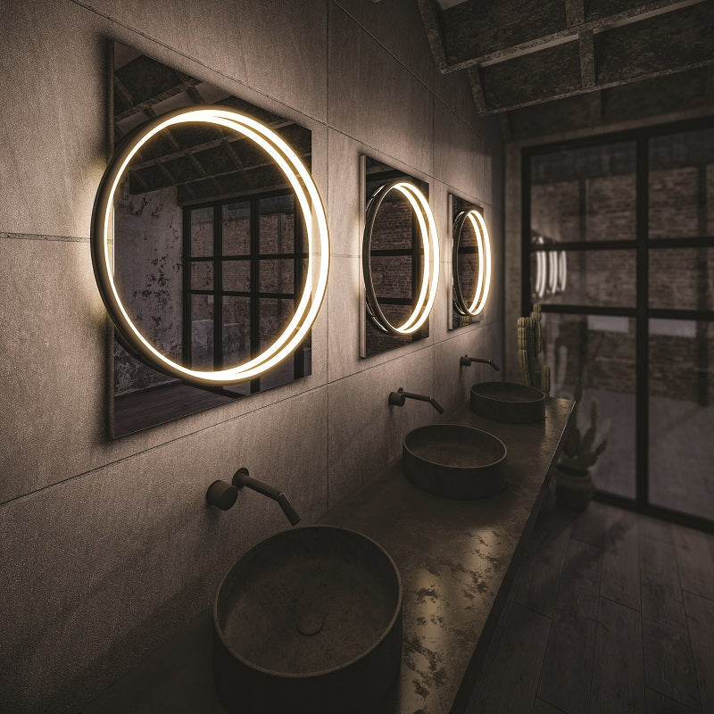 HIB Solas Round LED Mirror