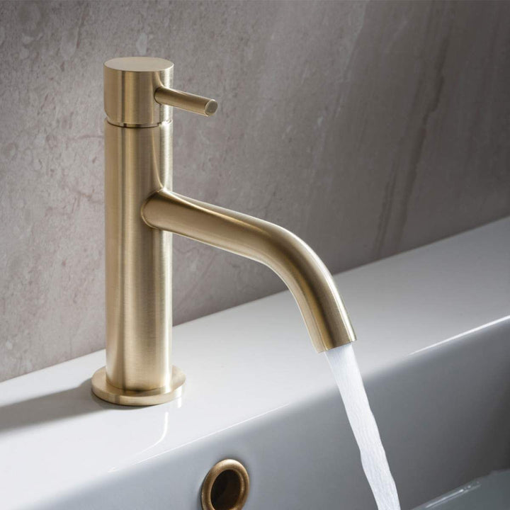 Crosswater MPRO Brushed Brass Basin Tap