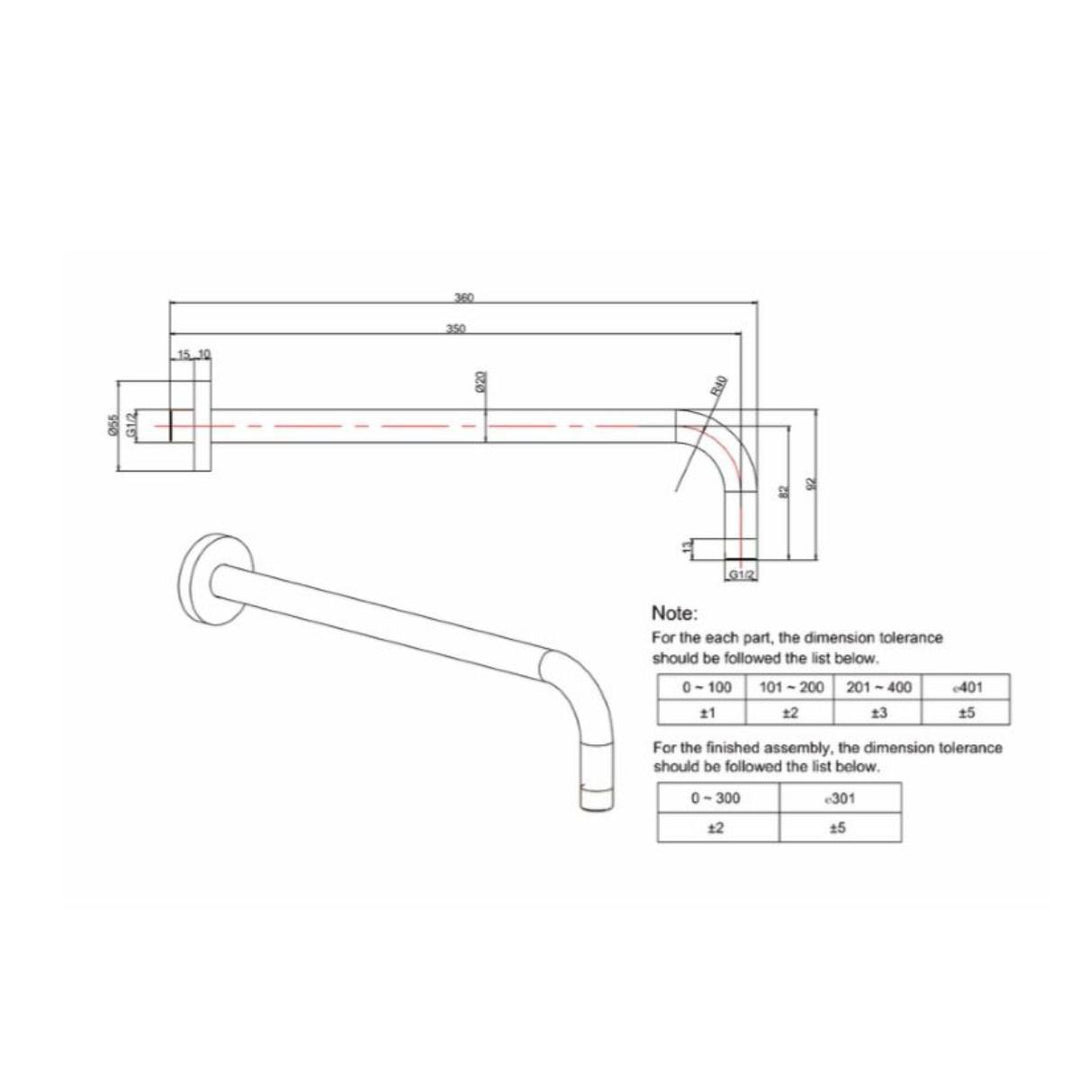 Crosswater MPRO Brushed Brass 2 Outlet 2 Handle Shower Bundle