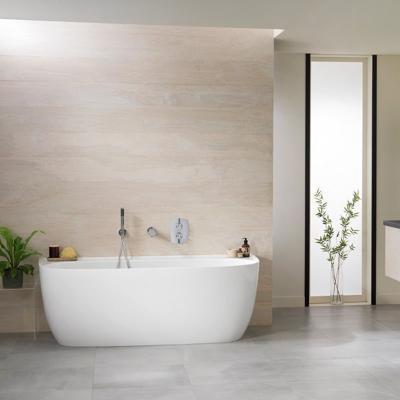 Victoria + Albert Eldon Back To Wall Freestanding Bath